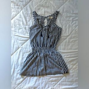 Blue Striped Dress